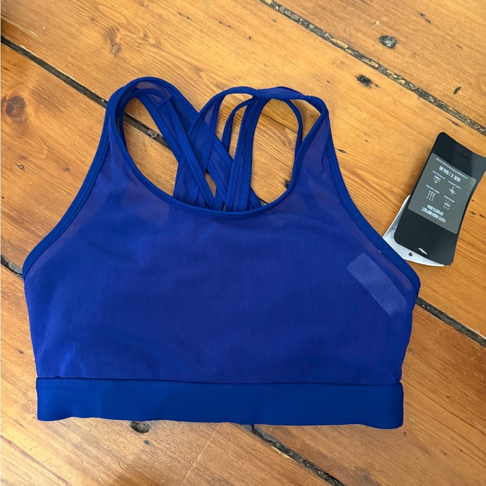 Fabletics Faye High impact Sports Bra -blue